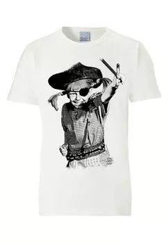 Классическая футболка LOGOSHIRT Shirt Pirate, белый