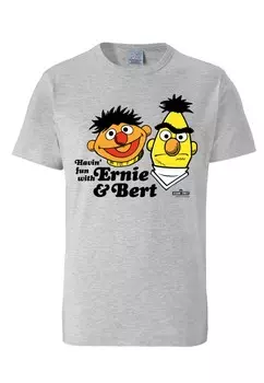 Классическая футболка LOGOSHIRT Shirt, серый