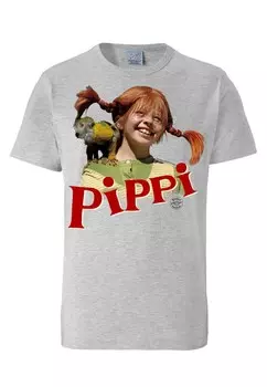 Классическая футболка LOGOSHIRT Shirt, серый