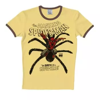 Классическая футболка LOGOSHIRT Shirt Spider-Man, коричневый