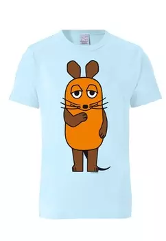 Классическая футболка LOGOSHIRT Shirt, светло-синий