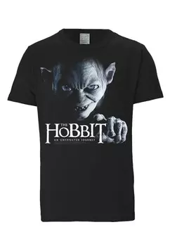 Классическая футболка LOGOSHIRT Shirt The Hobbit - Gollum, черный