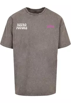 Классическая футболка Lost Youth Shirt Blurry Blossom, серо-коричневый