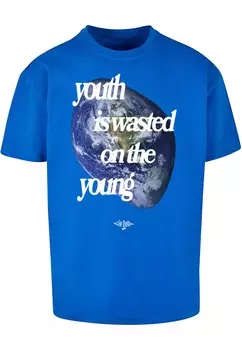 Классическая футболка Lost Youth Shirt World, цвет cobalt blue/royal blue