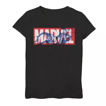 Классическая футболка Marvel с логотипом Iron Man для девочек 7–16 лет и графическим рисунком Marvel
