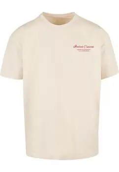 Классическая футболка Merchcode Shirt Al Dente Per Favore, песочный