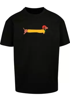 Классическая футболка Merchcode Shirt Christmas Dog, черный