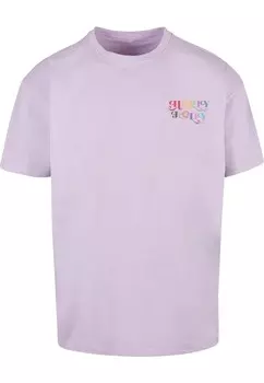 Классическая футболка Merchcode Shirt Christmas Holly Jolly, лавандовый