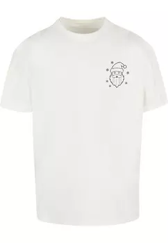 Классическая футболка Merchcode Shirt Christmas Santa, бежевый