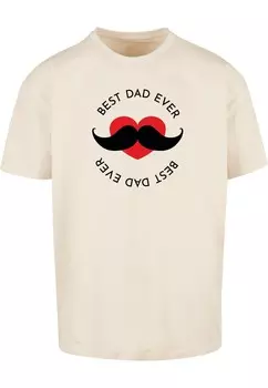 Классическая футболка Merchcode Shirt Fathers Day - Best Dad, песочный