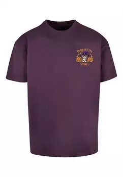 Классическая футболка Merchcode Shirt Halloween - Purrfectly Spooky Cat, цвет purple/violet