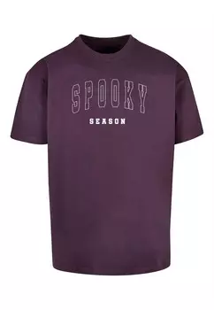 Классическая футболка Merchcode Shirt Halloween - Spooky Season, фиолетовый