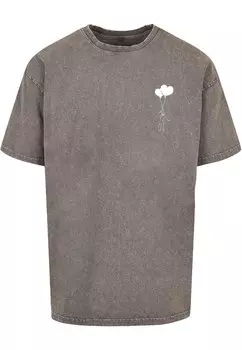 Классическая футболка Merchcode Shirt Love In The Air, темно-серый