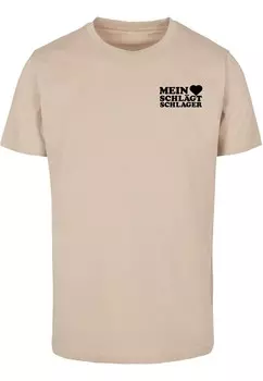 Классическая футболка Merchcode Shirt, песочный