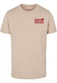 Классическая футболка Merchcode Shirt, песочный