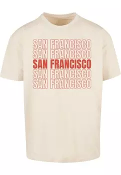 Классическая футболка Merchcode Shirt San Francisco, песочный