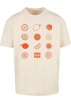 Классическая футболка Merchcode Shirt Summer - Citrus, песочный