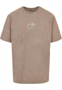 Классическая футболка Merchcode Shirt Summer - Lemon, темно-бежевый