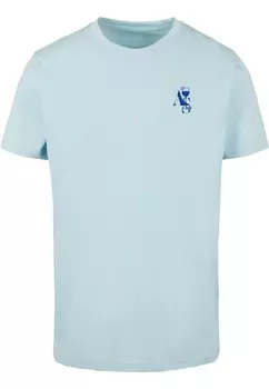 Классическая футболка Mister Tee Shirt A S Club, синий/светло-синий