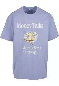 Классическая футболка Mister Tee Shirt Money Talks, светло-фиолетовый