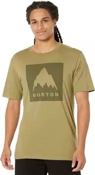 Классическая футболка Mountain High с короткими рукавами Burton, цвет Martini Olive