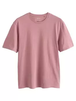 Классическая футболка Next Shirt Essential, темно-розовый