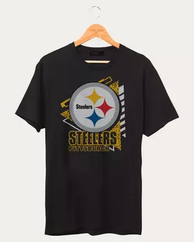 Классическая футболка NFL Pittsburgh Steelers Junk Food Clothing, цвет true black