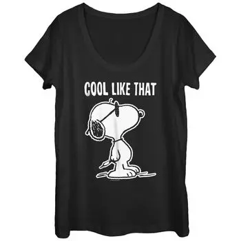 Классическая футболка Peanuts для юниоров Cool Like That Snoopy Licensed Character