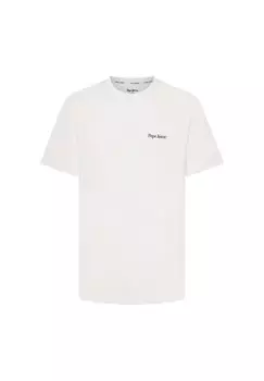 Классическая футболка Pepe Jeans Shirt Alfie, белый