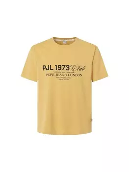 Классическая футболка Pepe Jeans Shirt Malcom, желтый