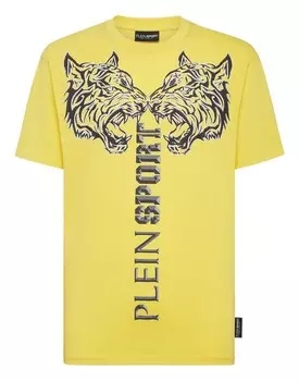 Классическая футболка Plein Sport Shirt Tiger, желтый