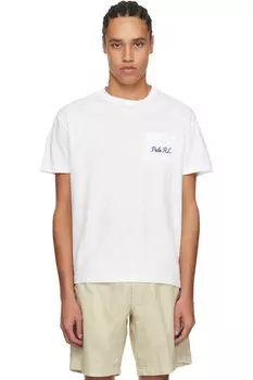 Классическая футболка Polo Bear Polo Ralph Lauren, белый