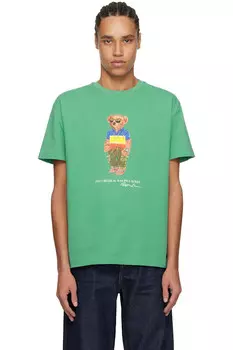 Классическая футболка Polo Bear Polo Ralph Lauren, зеленый