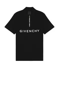 Классическая футболка-поло черного цвета Givenchy, черный