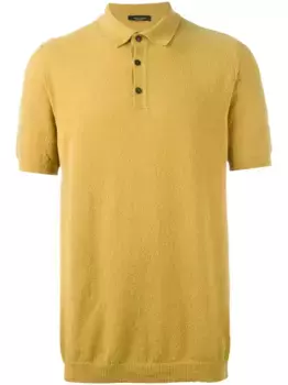 Классическая футболка-поло Roberto Collina, желтый