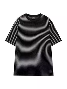 Классическая футболка Pull&Bear Shirt, черный