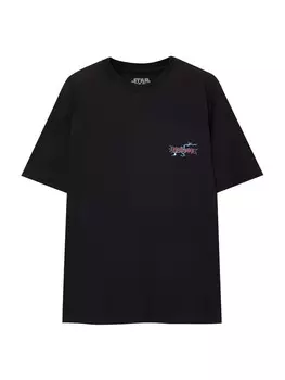 Классическая футболка Pull&Bear Shirt, черный