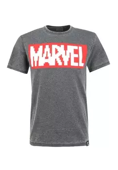 Классическая футболка Recovered Shirt Marvel, темно-серый