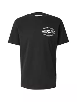 Классическая футболка REPLAY Shirt, черный