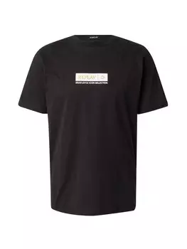 Классическая футболка REPLAY Shirt, черный