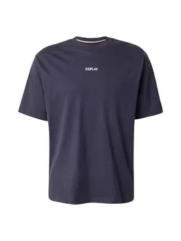 Классическая футболка REPLAY Shirt, темно-синий