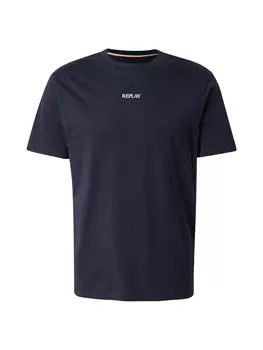 Классическая футболка REPLAY Shirt, темно-синий
