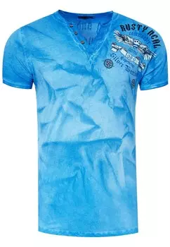 Классическая футболка Rusty Neal Shirt, небесно-синий