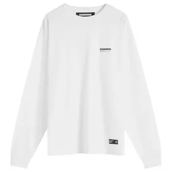 Классическая футболка с длинными рукавами и логотипом Neighborhood, белый