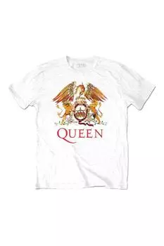 Классическая футболка с гербом Queen, белый