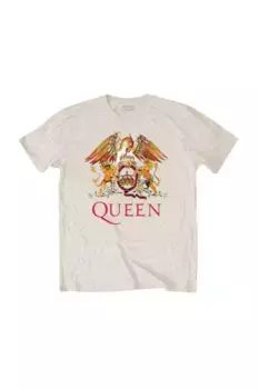 Классическая футболка с гербом Queen, коричневый