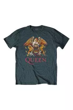 Классическая футболка с гербом Queen, синий