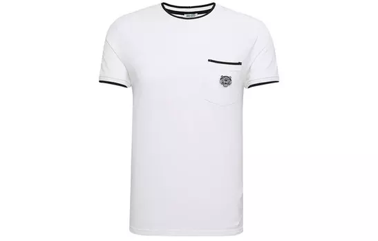 Классическая футболка с изображением головы тигра для мужчин, белая Kenzo, белый