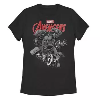 Классическая футболка с изображением комиксов Juniors Marvel Black Widow и крупным планом Licensed Character