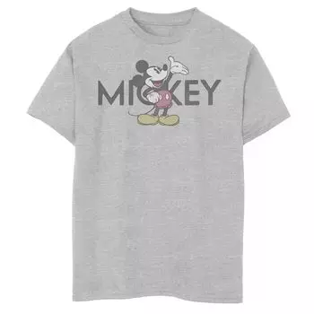 Классическая футболка с изображением Микки Мауса и друзей Disney для мальчиков 8–20 лет Disney
